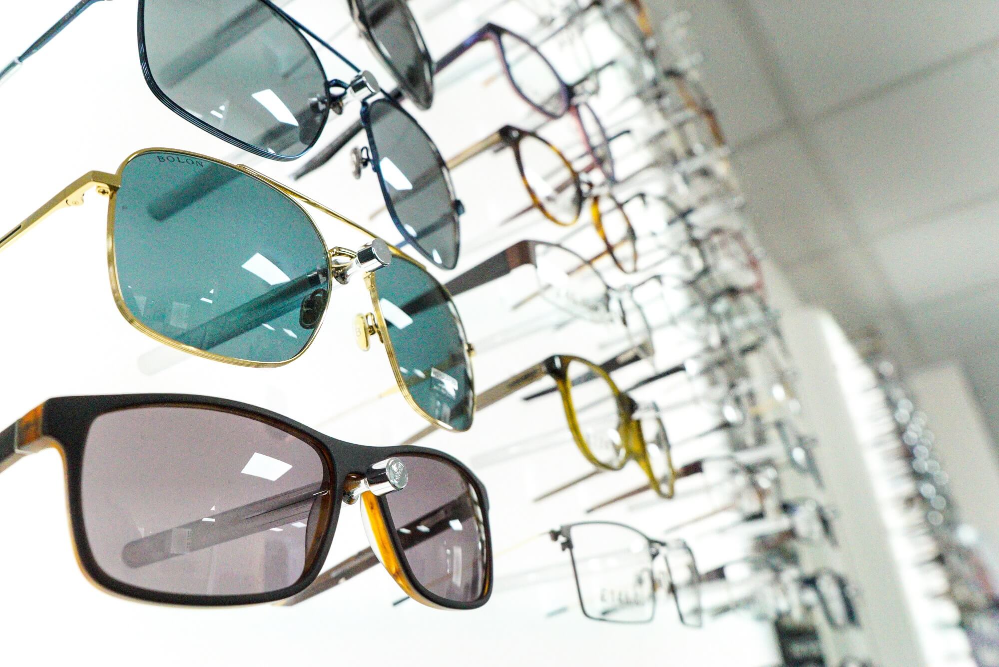 A wide choice of frames in store at D.A. Seaman Optometrists