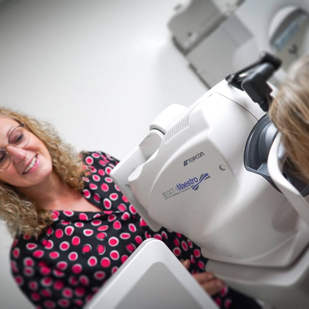 Optical Coherence Tomography equipment at D.A. Seaman Optometrists