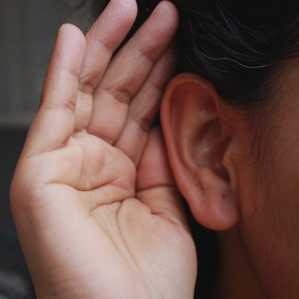 Hearing check with Hidden Hearing at D.A. Seaman Optometrists